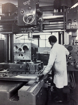 Early machining work at Markyate Precision Machining